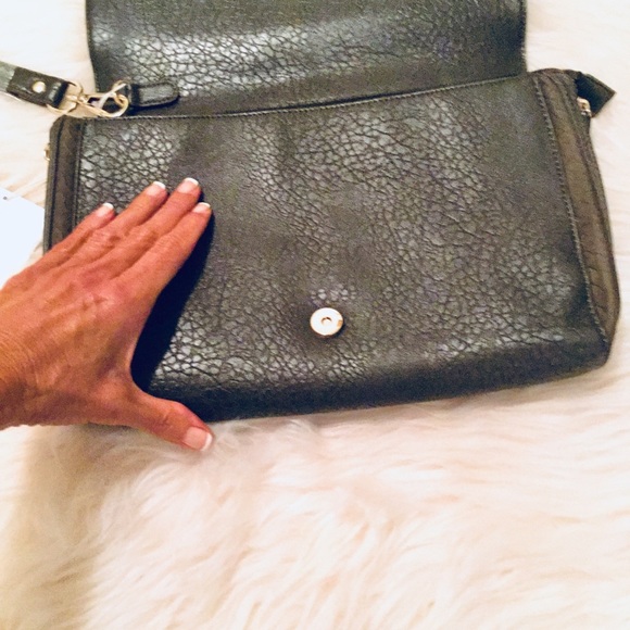 Gifted Shiraleah Chicago Green Clutch Vegan - Picture 7 of 8